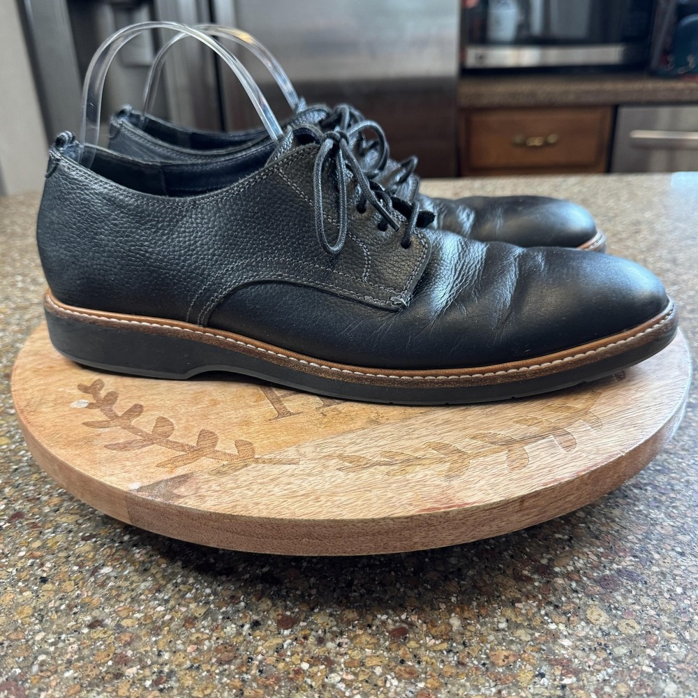 Cole Haan Oxford Shoes Mens 10.5 Black Leather Casual Lace Up Comfort C30690